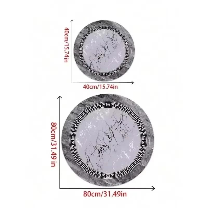 Европейский пасторальный стиль удобный круглый ковер Красочный цветочный богемный фермерский дом декоративные ковры Ванная противоскользящий дверной коврик