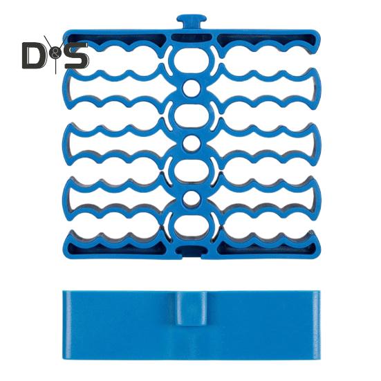 Сетевой кабельный органайзер на 24 слота, прочные инструменты для организации кабелей Ethernet, держатель для проводов Cat 5 Cat 6, стойка для управления