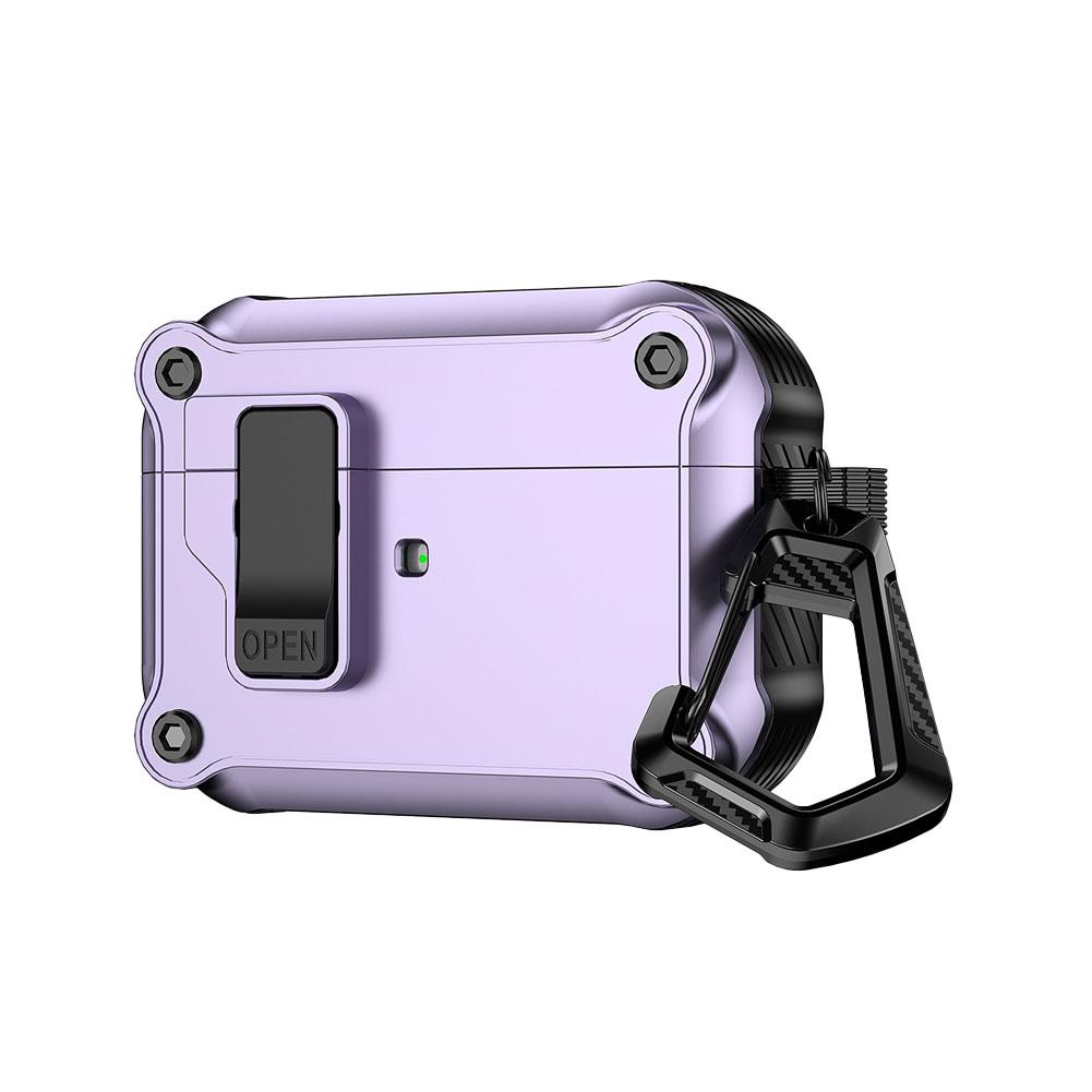 2025 Защитный чехол с надежным замком для AirPods Pro 3 НОВЫЙ Автоматический выдвижной Полностью защитный чехол с чистящим набором для Apple AirPods Pro 3