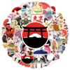 Japanese traditional culture stickers 50 pieces laptop notebook motorcycle helmet water bottle luggage skateboard planner waterproof scrapbooking