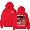 Rels B Skinny Flakk Album 2025 Tour Sweatshirt Men Women Fashion Hip Hop Vintage Style Hoodies Casual Fleece Oversized Pullovers