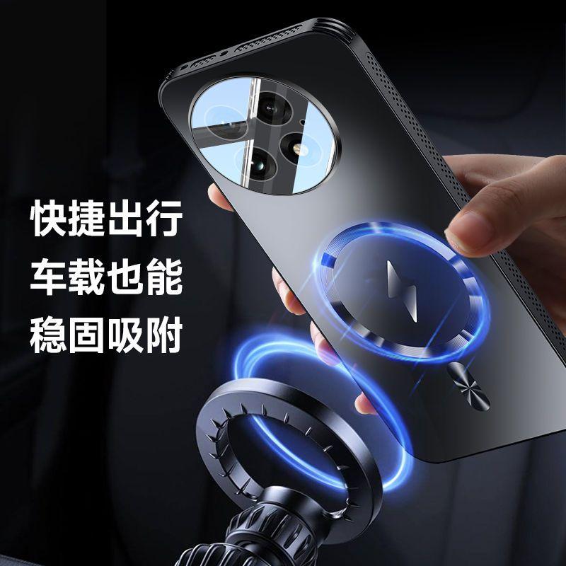 Для OnePlus 13 13R ACE 5 Pro Чехол Жесткий Матовый Магнитная беспроводная зарядка Защита Объектива Задняя Крышка Чехол Для Ван Плюс 13 12 Корпус