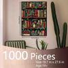 Рождественские книжные полки Пазлы для взрослых Рождественские книги 1000 деталей Пазлы для сложной семейной активности Игры Уникальные цветы Арт-пазл
