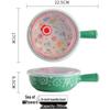 Cartoon Ceramic Handle Bowl
