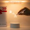 1pc Warm Light 3D Led Message Board Decorative Night Light With Usb Cable & For Holiday Decoration Like Mother's Day, Christma