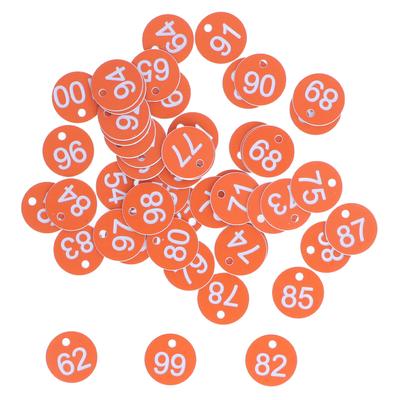 50 шт. пронумерованных круглых этикеток, простых красивых, для пчеловодства, для разведения животных