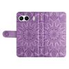 For OnePlus Nord 4 Case Sunflower Imprint Leather Wallet Phone Cover