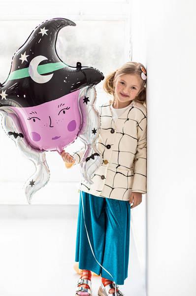 Halloween Foil Balloon Witch, 101cm
