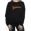 DC Comics Womens/Ladies Superman Telescopic Crackle Logo Sweatshirt