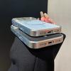 Роскошный блестящий чехол с магнитным глиттером и бриллиантами для iPhone 17 Air 16 15 14 13 12 11 Pro Max Plus для Magsafe, бампер с гальваническим покрытием