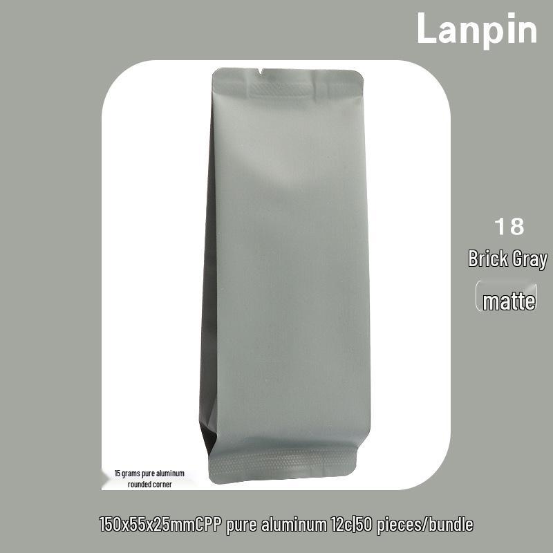 Премиальный алюминиевый фольгированный чайный пакетик для Яньча, черного чая, зеленого чая, корицы, Да Хун Пао