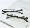 Очки для чтения для мужчин и женщин, высококачественные полуоправы, диоптрийные очки, деловые мужские пресбиопические очки +1,0 1,5 2,0 2,5 3,0 3,5 4