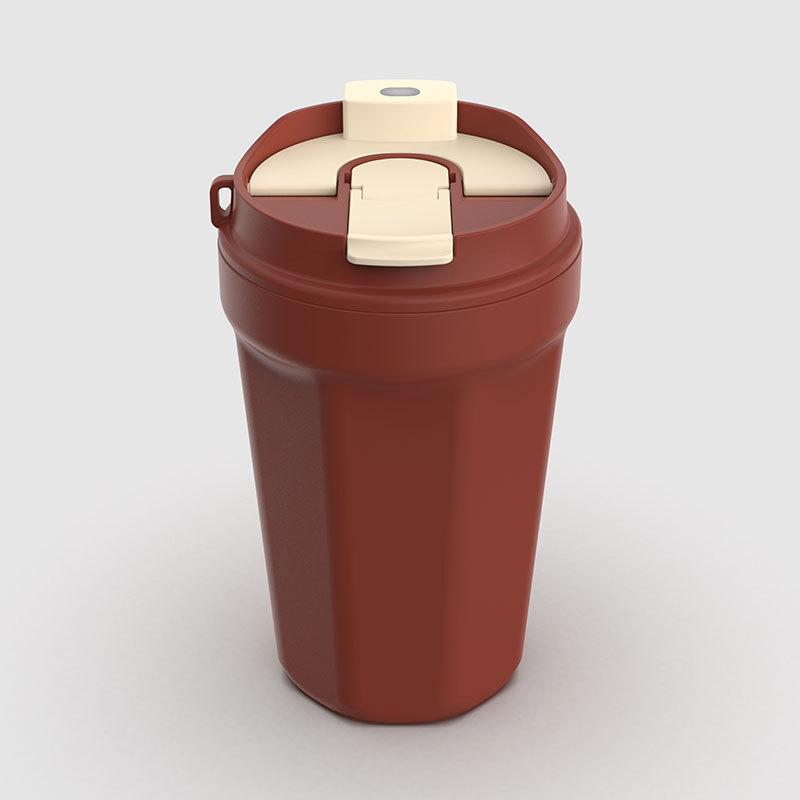 Изолированная кофейная чашка из нержавеющей стали 316, переносная автомобильная чашка