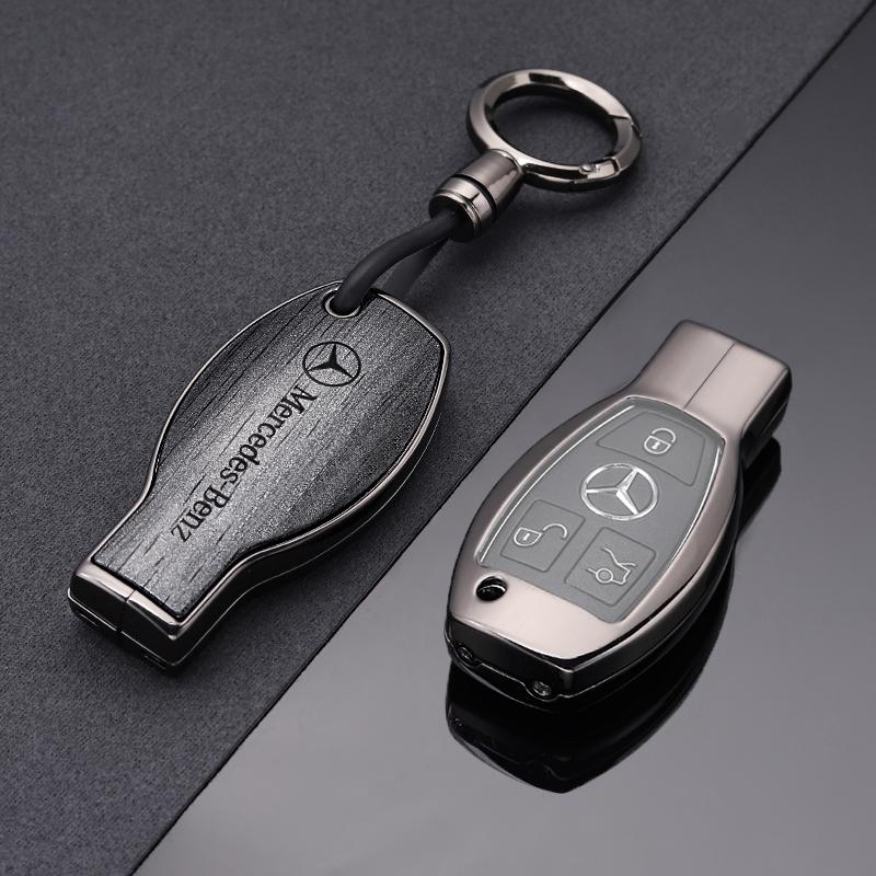 SFX1 For Mercedes Benz A B C E Class GLS GLA GLK GLC CLS CLA AMG W176 W204 W205 W212 W463 Leather Car Remote Key Case Cover Shell