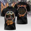 Def Leppard Тур 2025 Ограниченная серия Унисекс Футболка Все размеры S5XL1 Унисекс Футболка