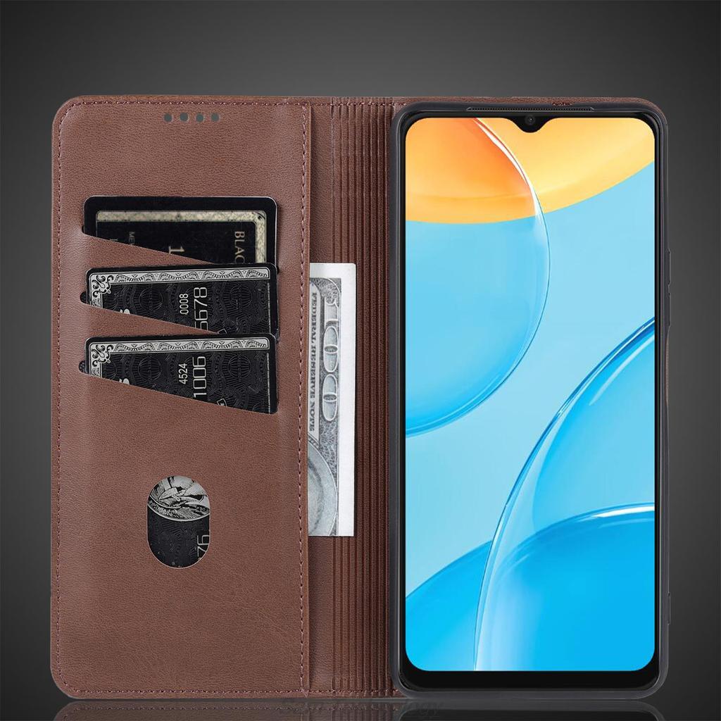 Роскошный магнитный адсорбционный кожаный чехол для OPPO A15 A15s OPPO A15 s Flip Cover Защитный чехол Capa Fundas Coque