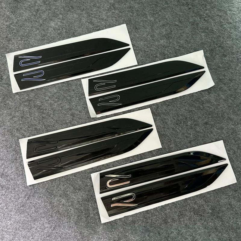 2Pcs for Volkswagen VW R RLINE Polo Golf Jetta Beetle Tiguan Touran Passat T-Roc CC Car Side Fender Strip Sticker Modification