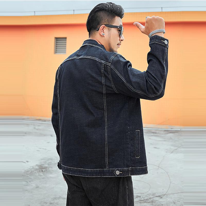 Men's Large Size Denim Jackets Men's Fashion Loose Jackets