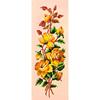 Antique Canvas Yellow Roses 25x60cm
