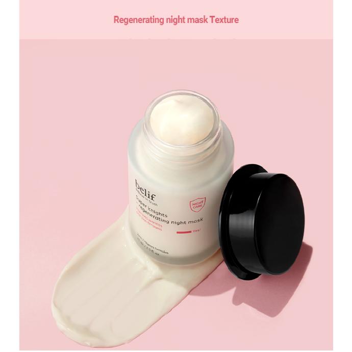 belif Регенерирующая ночная маска Super Knights, очищающая маска с глиной, 75 мл, 2 вида