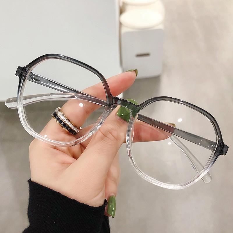 Оправа очков с защитой от синего света женская многоугольная с плоскими линзами студенческая приливная пресбиопия миопия партия