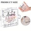 LukieJac Aunt Puzzle Plaque - Unique Birthday & Mother's Day Gift from Niece