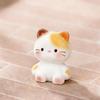 10Pcs Cute Mini Cat Figurines Resin Craft Hand Painted Tiny Kitten Models For Fairy Garden Diy Micro Landscape Decor Accessorie