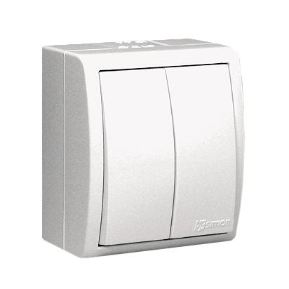 Aquarius Double Hermetic Switch Ip54 White - E131Aa-Kn289