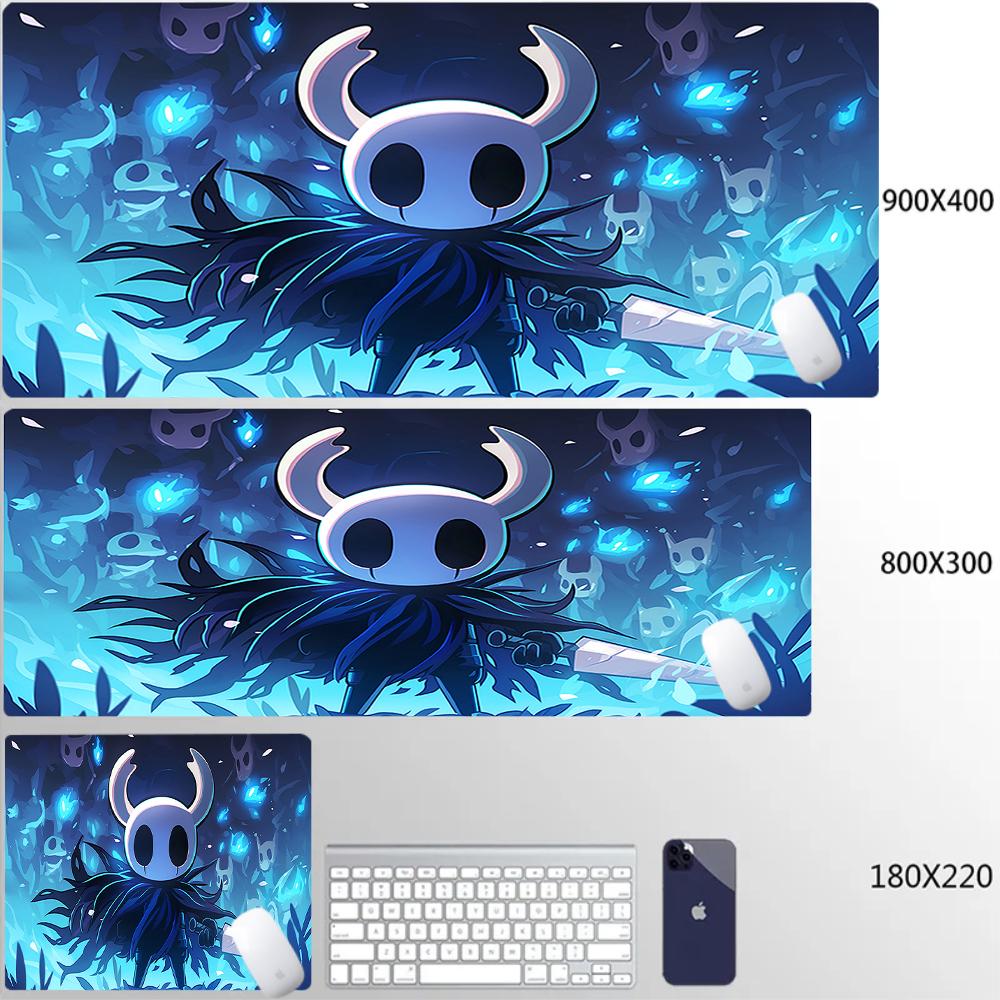 Anime Cute HD Table Mat Large Carpet Hollow Knight Gaming Accessories Mouse Pad Office PC Laptop Cartoon Game Cabinet Mousepad