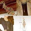 Hot Sale Special Trendy Unique New Colorful Crystal Peacock Pendants Necklaces for Women Long