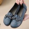 Fashion Ladies Lace Up Oxfords Shoes Casual Ballet Flats Classic Vintage Loafers Women Real Leather Moccasins Mom Shoes
