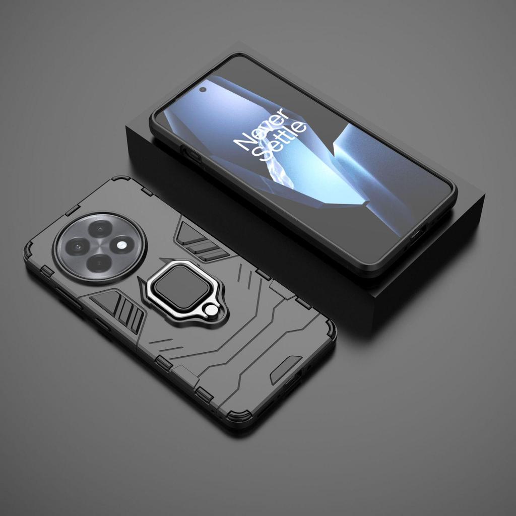 В наличии: Чехол для телефона ONEPLUS 13R Черная Пантера с магнитной кольцевой подставкой