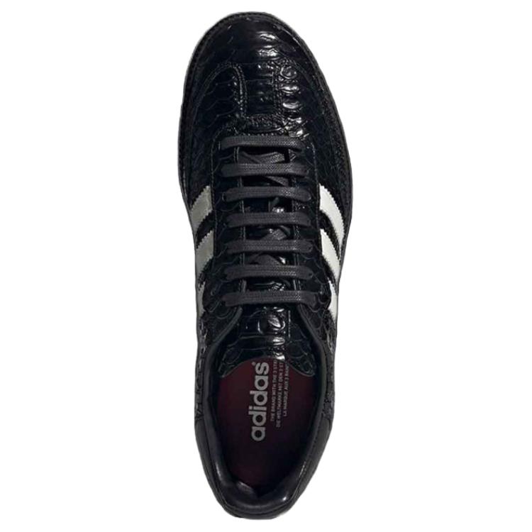 adidas Мужские кроссовки Samba OG Сделано в Италии Черный Крокодил Мужские Кроссовки Основной Черный Обувь-Белый Команда-Победа-Красный IE9120