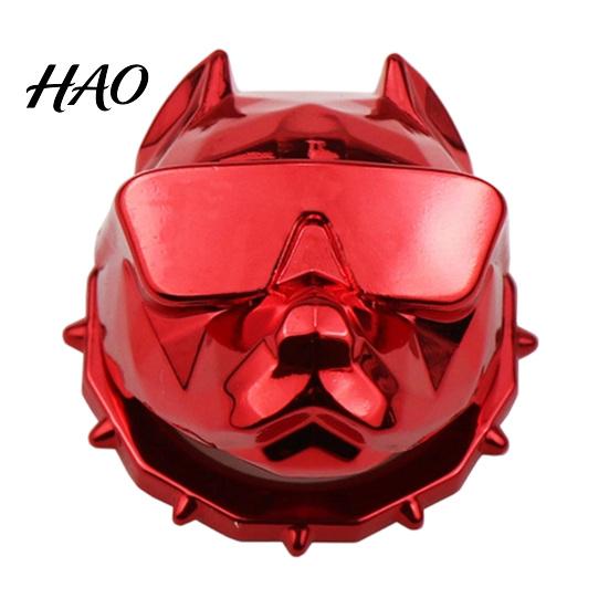 Protective Cap for Ignition Switch Bulldog Car Start Stop Button Cover, Ring Creative Interior Gift Push Start, Steering Wheel Decor, Vehicle