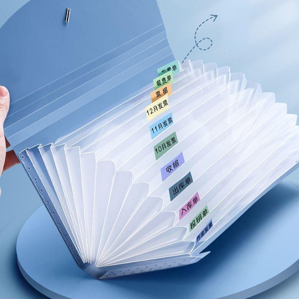 Bill Storage Coupons Document Organizer Office Supplies Accordion File Folder Expanding File Bags