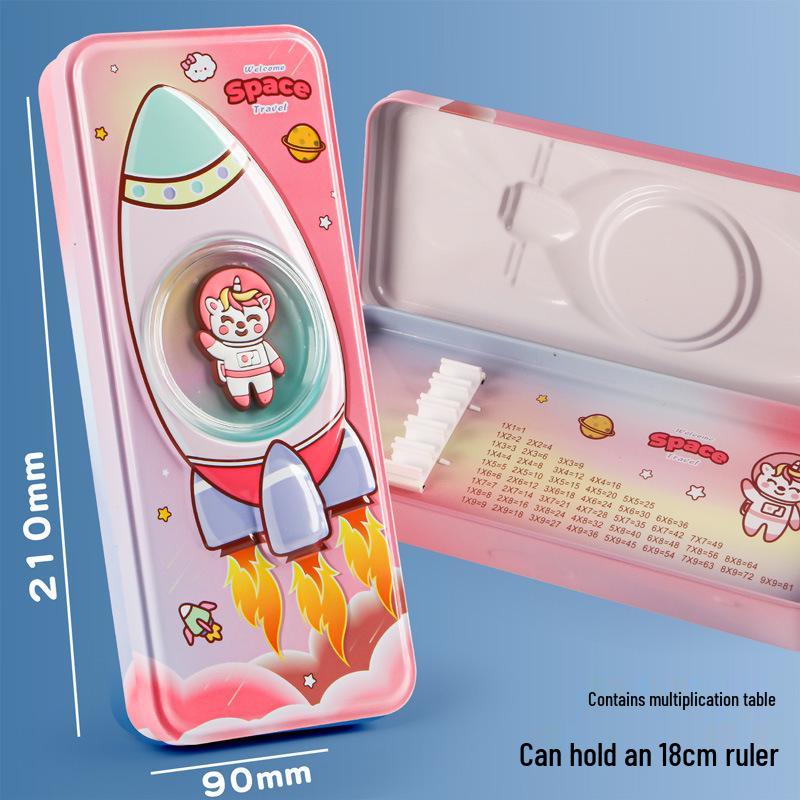 Двухслойная жестяная пенал-песочница для девочек и детей детского сада