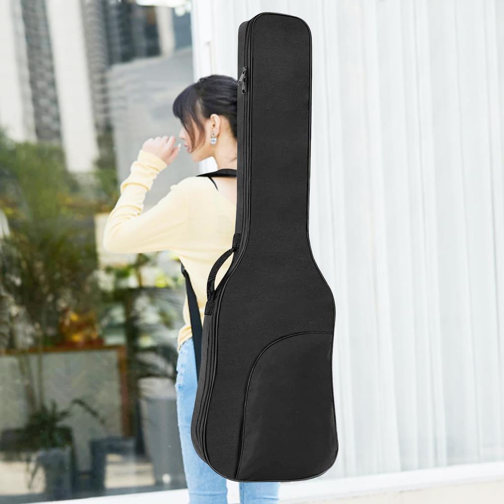 Rxakudedo Guitar Bag, Acoustic Guitar Case, Gig Bag, Soft Case for Acoustic Guitar (for Electric Bass)