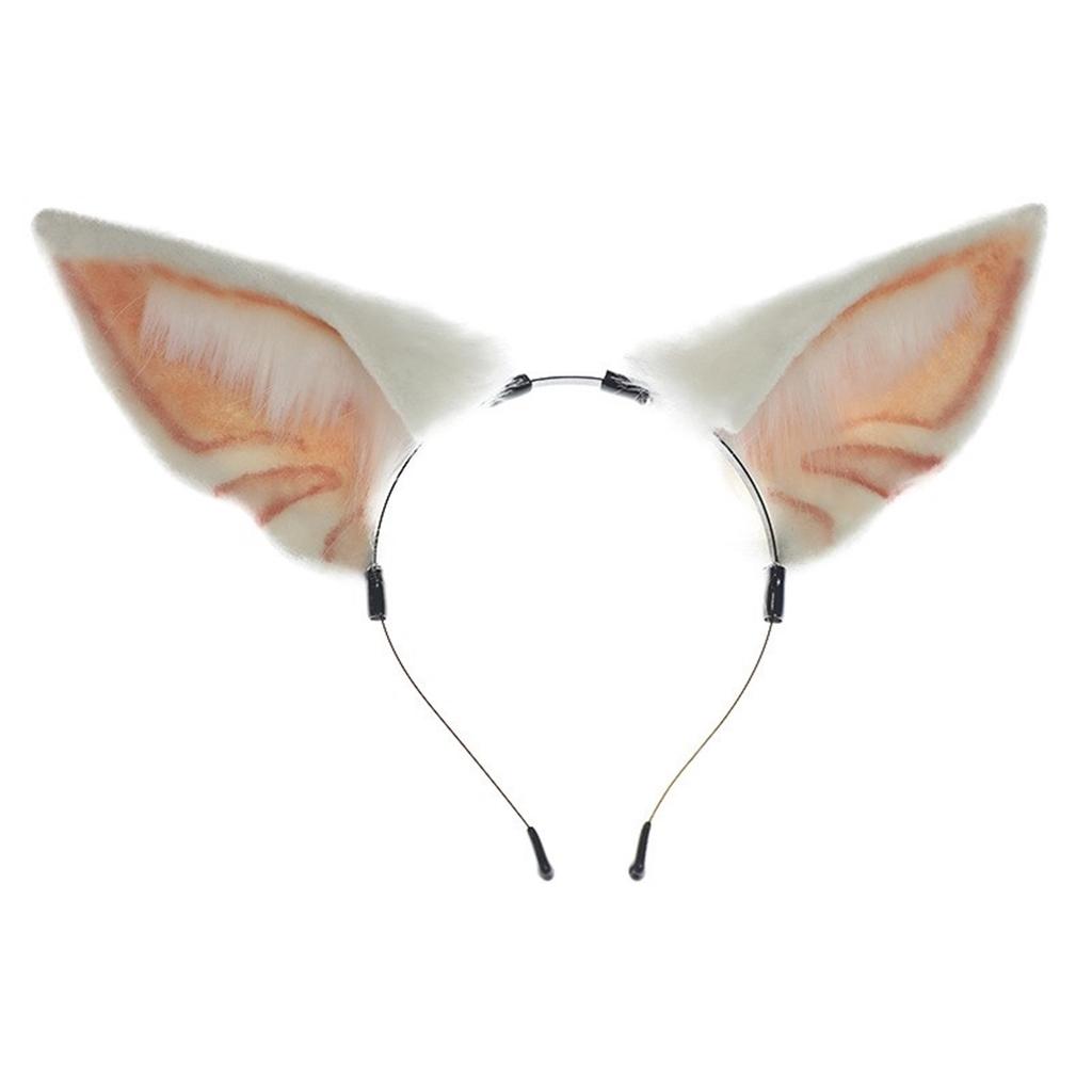 Cosplay Maid Hairhoop Animal Ear Hairband Ethnic Headband Gothic Costume Accessories Girl Female Theme Party Headdress