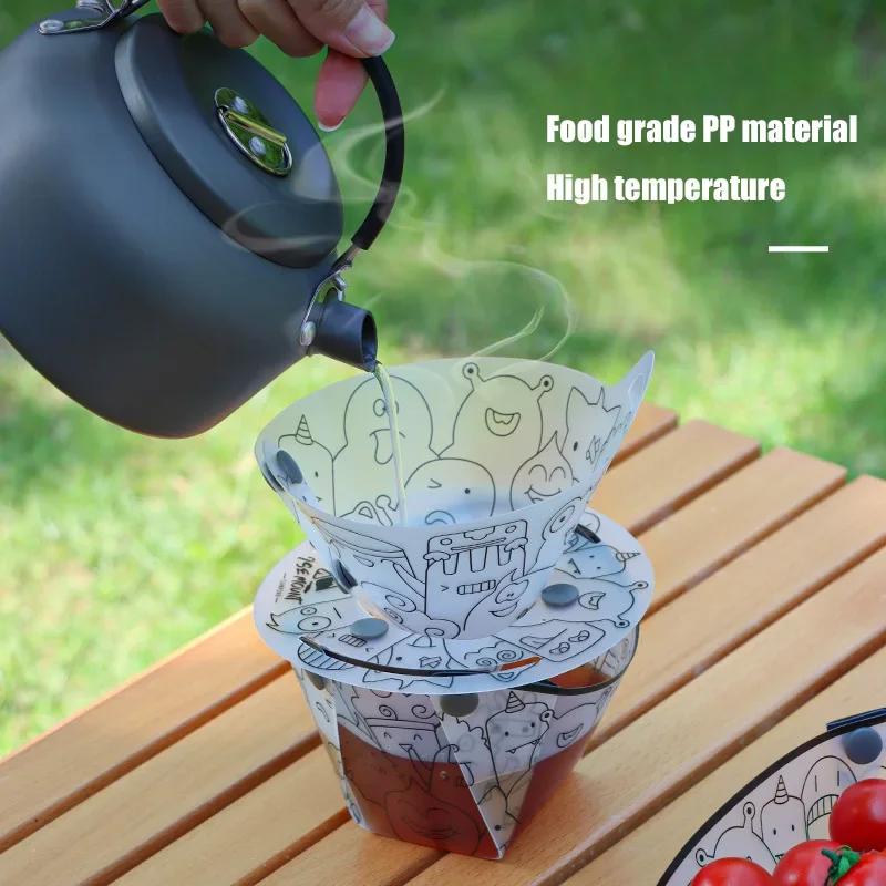 Outdoor Camping Bowl Folding Bowl Portable Durable Camping Tableware Collapsible Bowl Plate Set Bpa Free Heat-resistant