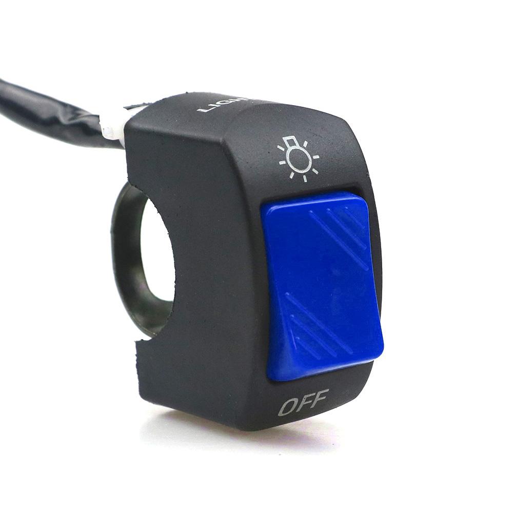 ВКЛ/ВЫКЛ Мотоциклетный переключатель Кнопка 12 В Кнопочный разъем Переключатель на руле для квадроцикла Электровелосипеда Скутера Мотоциклетные аксессуары