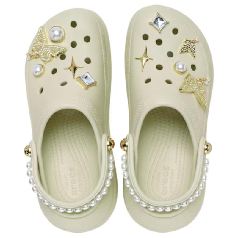 Crocs Повседневные модные туфли с отверстиями женские абрикосовые