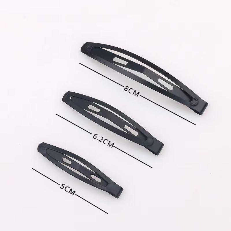 3 стиля, 12 шт./упак., женские простые черные заколки из сплава BB, аксессуары для волос