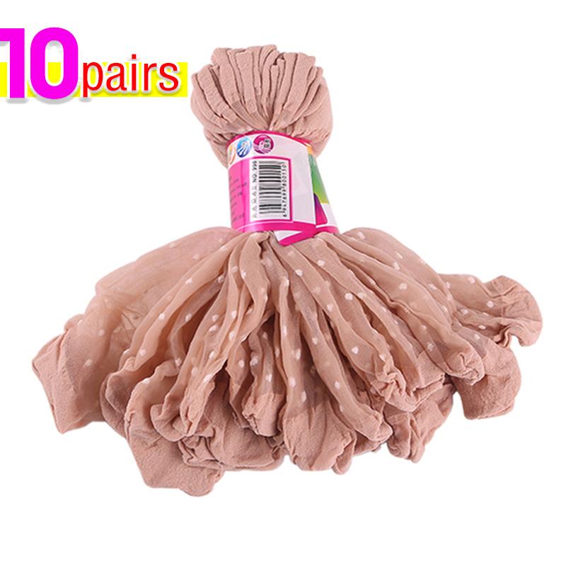 Женские дышащие носки Сексуальные черные носки с точечным узором цвета кожи для девочек Модные летние прохладные Высокоэластичные кружевные короткие носки