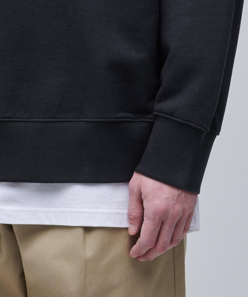 MUSINSA STANDARD Oversized Collared Sweatshirt [Dark Gray]