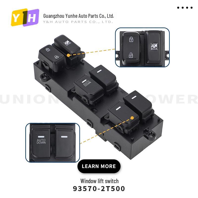 Power Window Master Switch 93570-2T500 for 2014-2015 Kia Rio