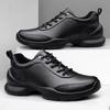 Fashion Genuine Leather Mens Sneakers Outdoor Casual Sports Shoes Lightweight Male Treking Footwear Non-slip Tenis Shoes Travel Trainers
