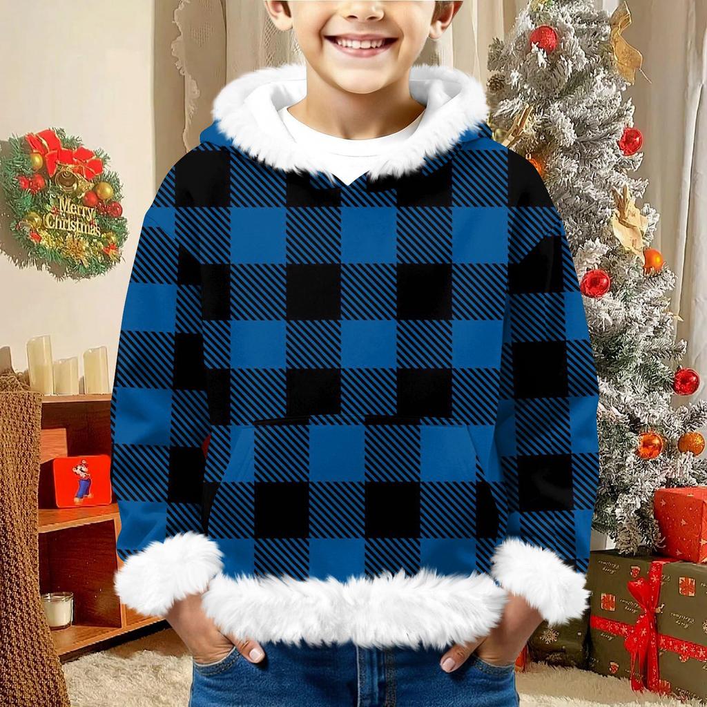 Children's Sweatshirt Girls Boys Long Sleeve Lightweight Casual Hoodie Loose Comfortable Sweatshirt