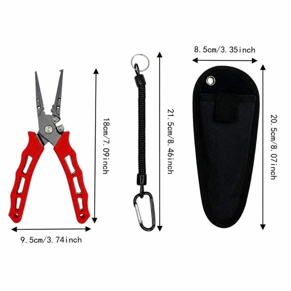 Carbon Steel Fishing Pliers Multifunctional Fishing Pliers Set Fishing Gear