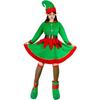 Children's Christmas Costume Women's Dress Set Men's and Women's Adult Green Elf Performance Costume