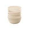 Like-it Colander & Bowl, Microwave Safe, Beige, 6-Piece Set, Made In Japan, Features Draining, Draining, and Heat-Resistant Bowls, Also Suitable for R